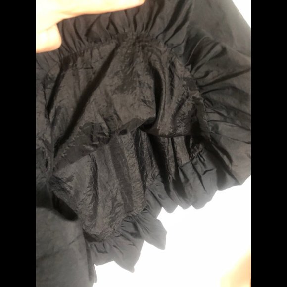 Anthropologie Odille silk beaded floral skirt - Picture 7 of 11